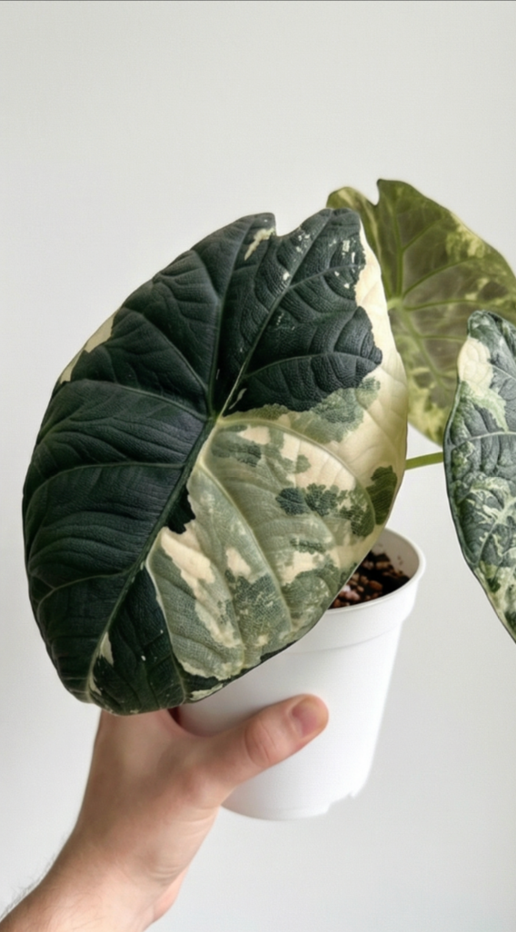 Alocasia maharani Albo Variegata - Preorder
