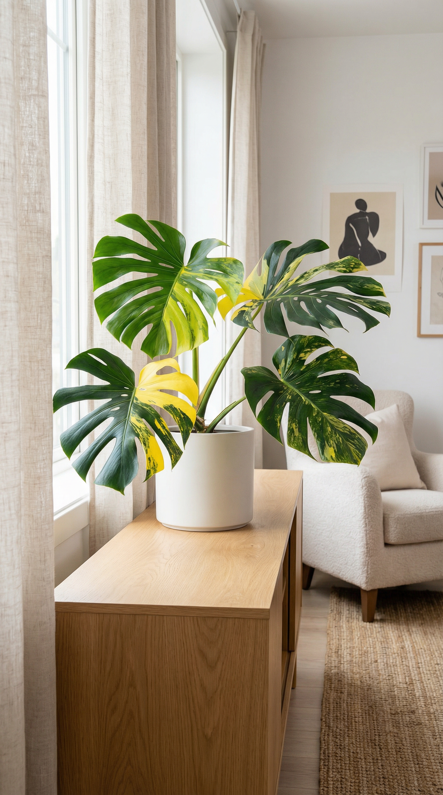 Monstera deliciosa LEMON BUBBLES - Preorder