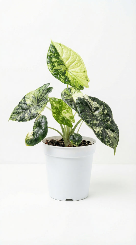 Alocasia Dragon Scale Variegata Creamy - Preorder