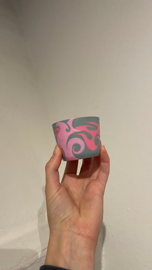 Handpainted Pot 6cm