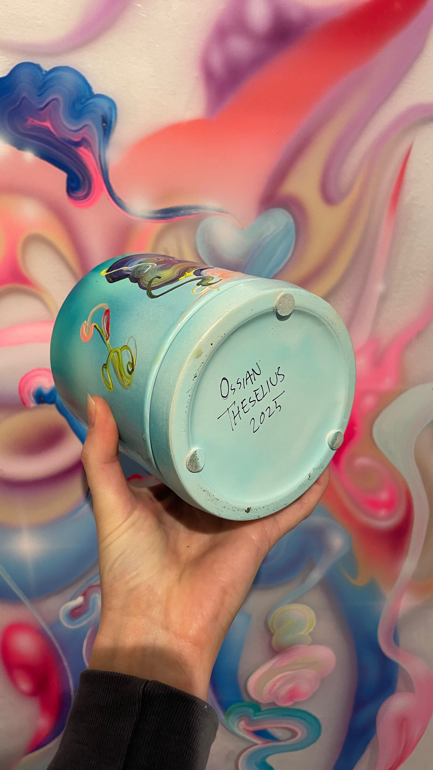 Handpainted Pot 10cm