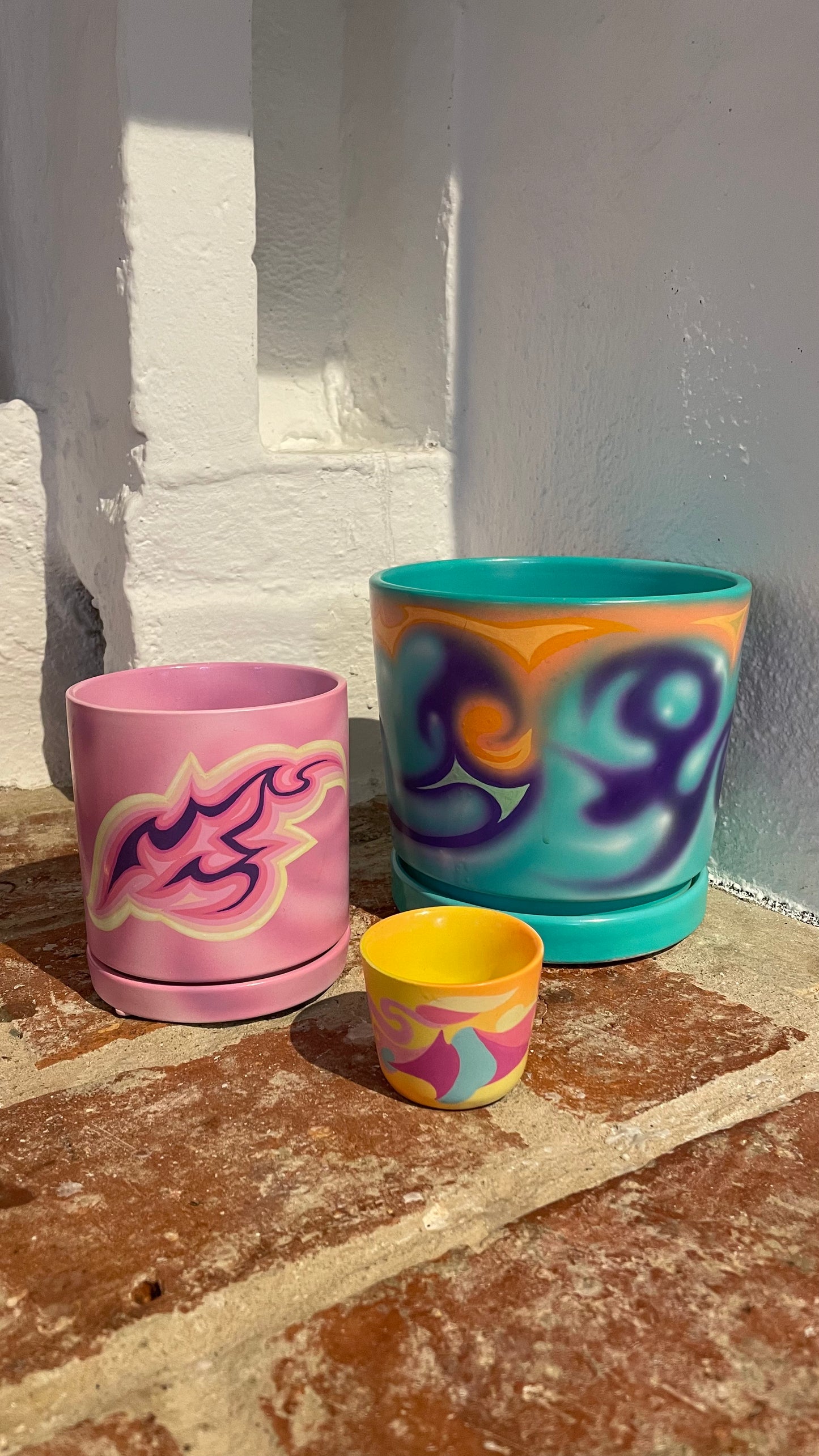 Handpainted Pot 10cm