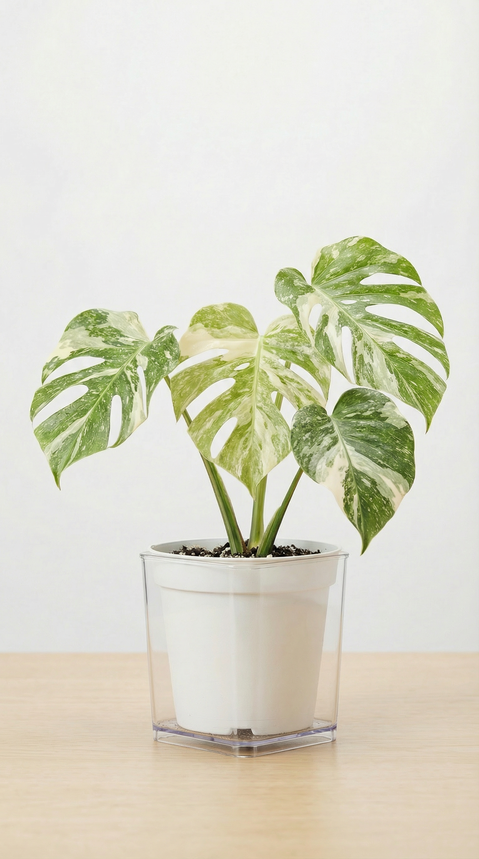 Monstera deliciosa 'Platinum' - Rare Monstera | Care Tips