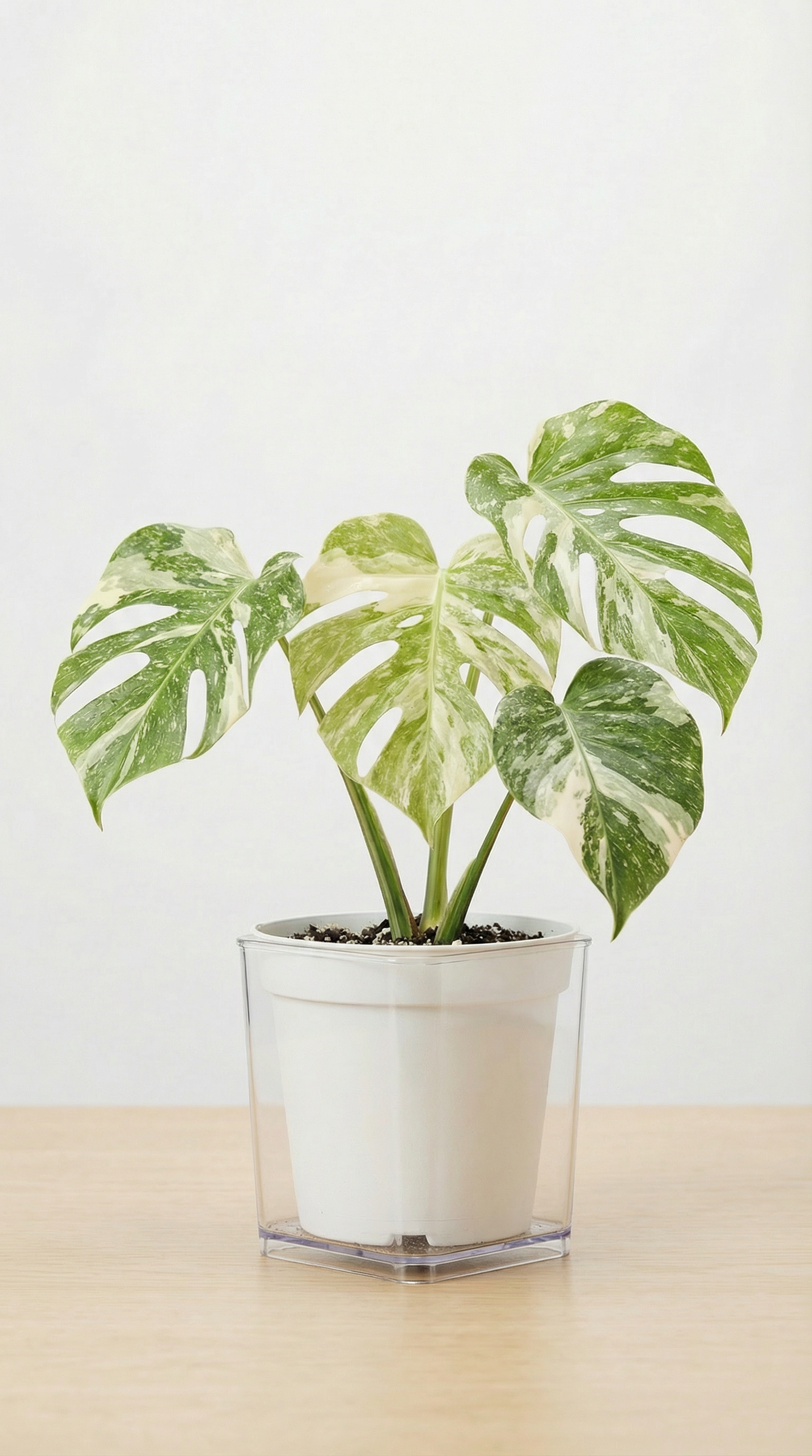 monstera platinum Monstera deliciosa 'Platinum' - Rare Monstera
