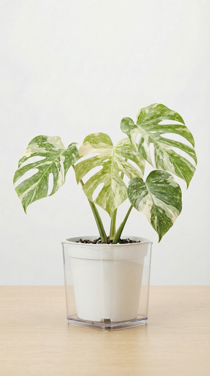 Monstera deliciosa 'Platinum' - Rare Monstera | Care Tips